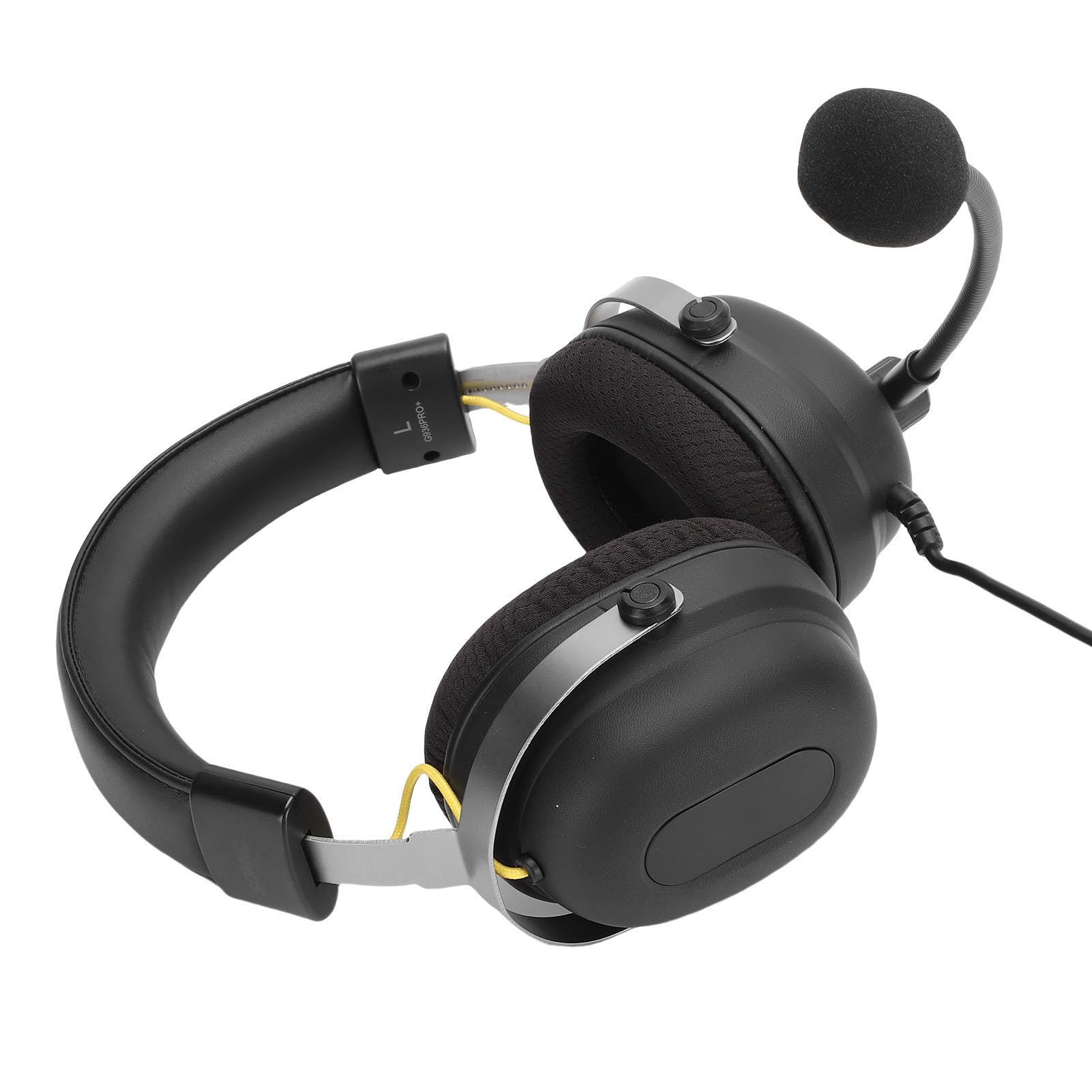 Yctze Przewodowy Zestaw Słuchawkowy USB do Gier z Dźwiękiem Przestrzennym 7.1 i Wciągającymi Słuchawkami Stereo 360 Stopni Gry na PC i Laptopach - Ergonomiczna Konstrukcja, Tryby Gry, Komfort Izolacji