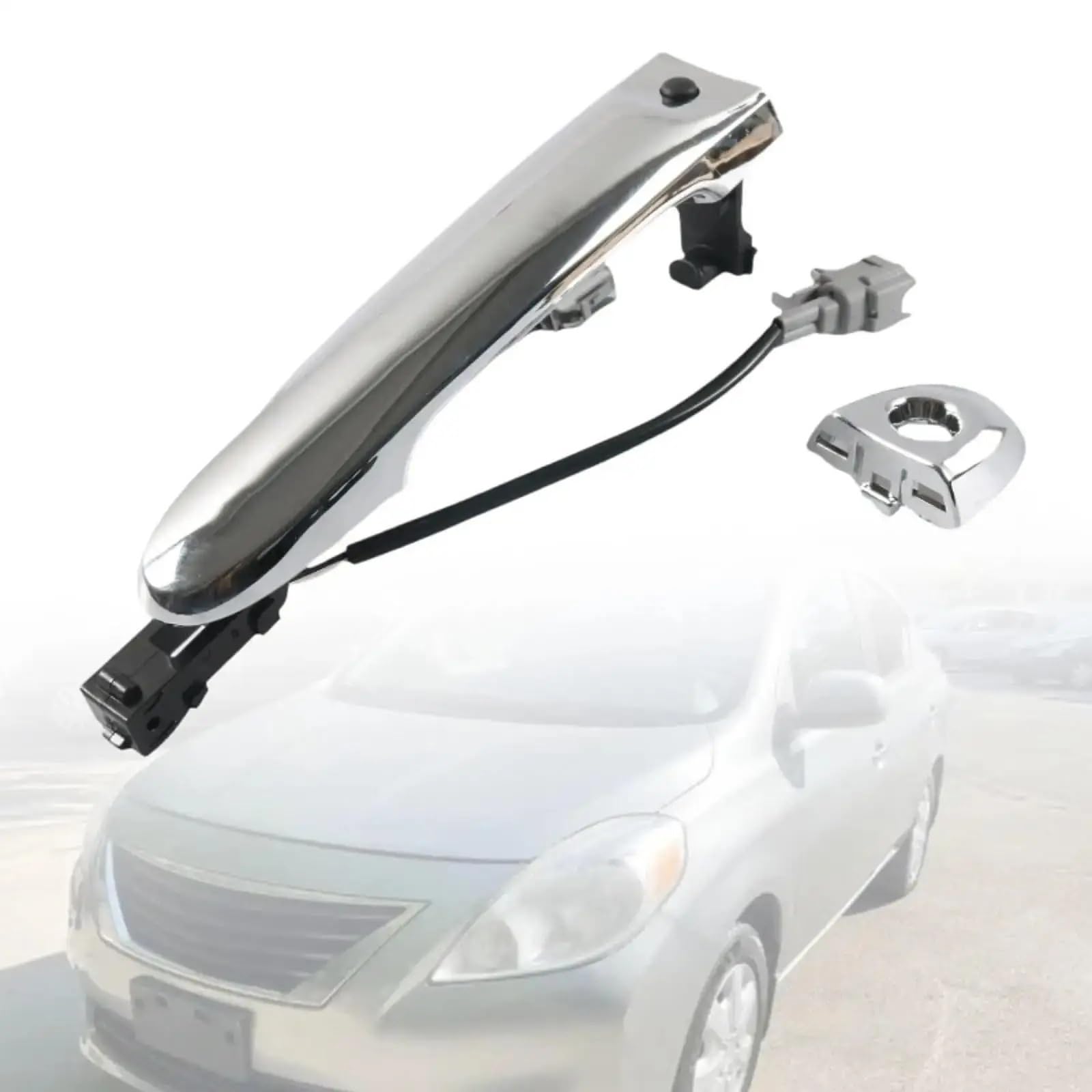 Maioily Front Left Car Left Front Exterior Door Handle For Nissan Versa Automotive Accessories(Front Left)