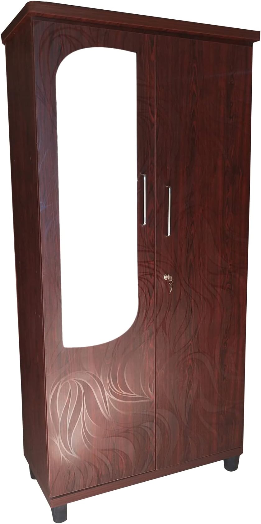 Hudson Mark - Two Door Wardrobe (75 x 36 x 17.5 inches) in Designer Color