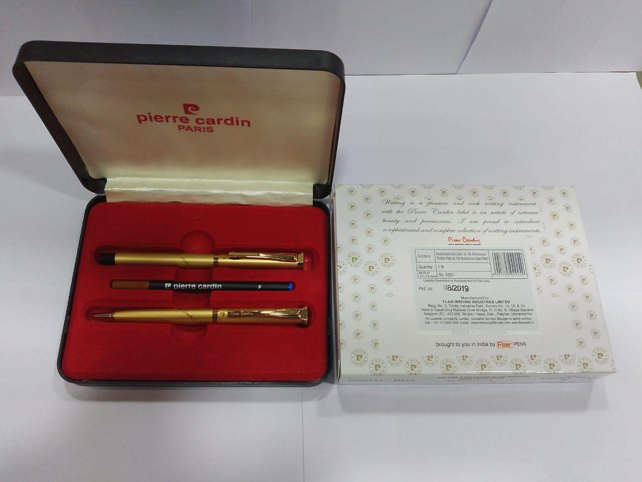 Pierre Cardin Noblesse rodillo penand bolígrafos de punta de bola, tinta azul