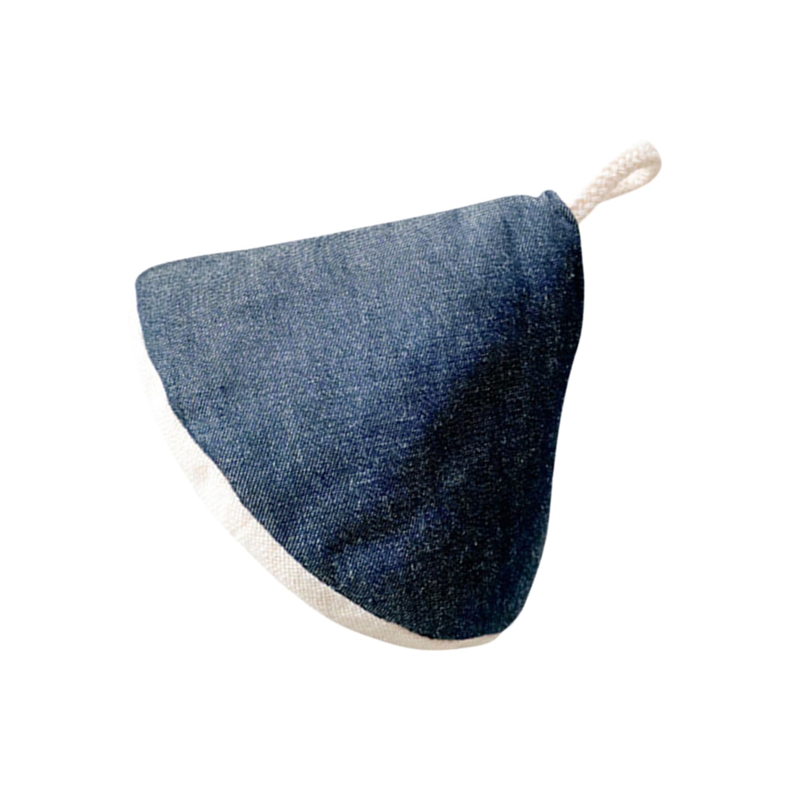 Classical Denims Pots Handle Cover Skillets Lid Protective Heatproof Grip Triangular Oven Mitt Kitchen Essential Gift Pots Handle Cover