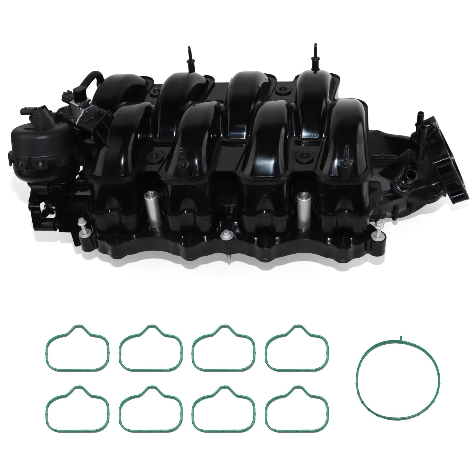 5.0L V8 Intake Manifold Compatible with 2018-2023 Ford Mustang Replace# JR3Z-9424-B JR3Z9424B JR3Z-9424-A JR3Z9424A JR3E-9S455-DA JR3E9S455DA