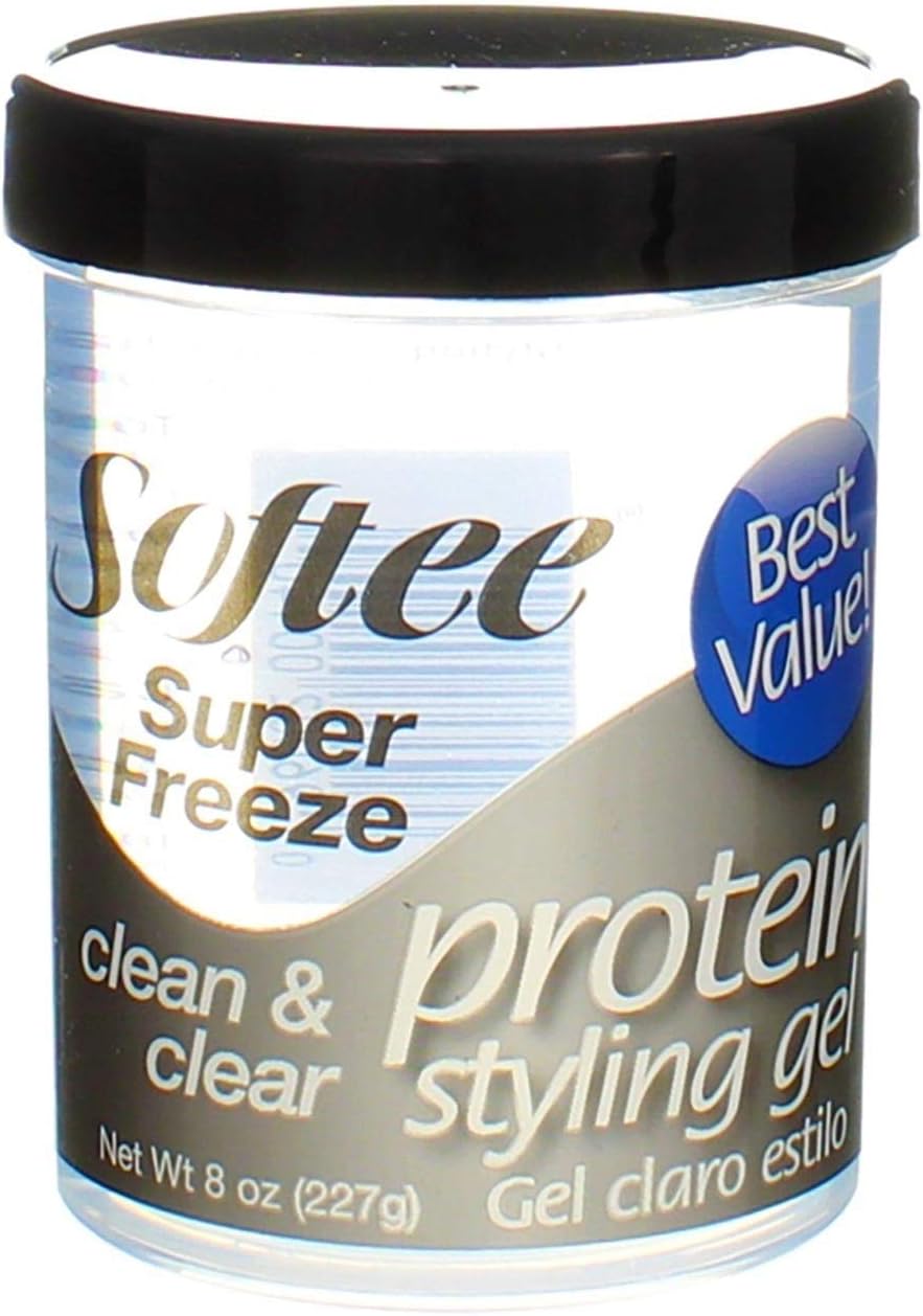 Protein Super Freeze Hair Styling Gel, 8 Ounce