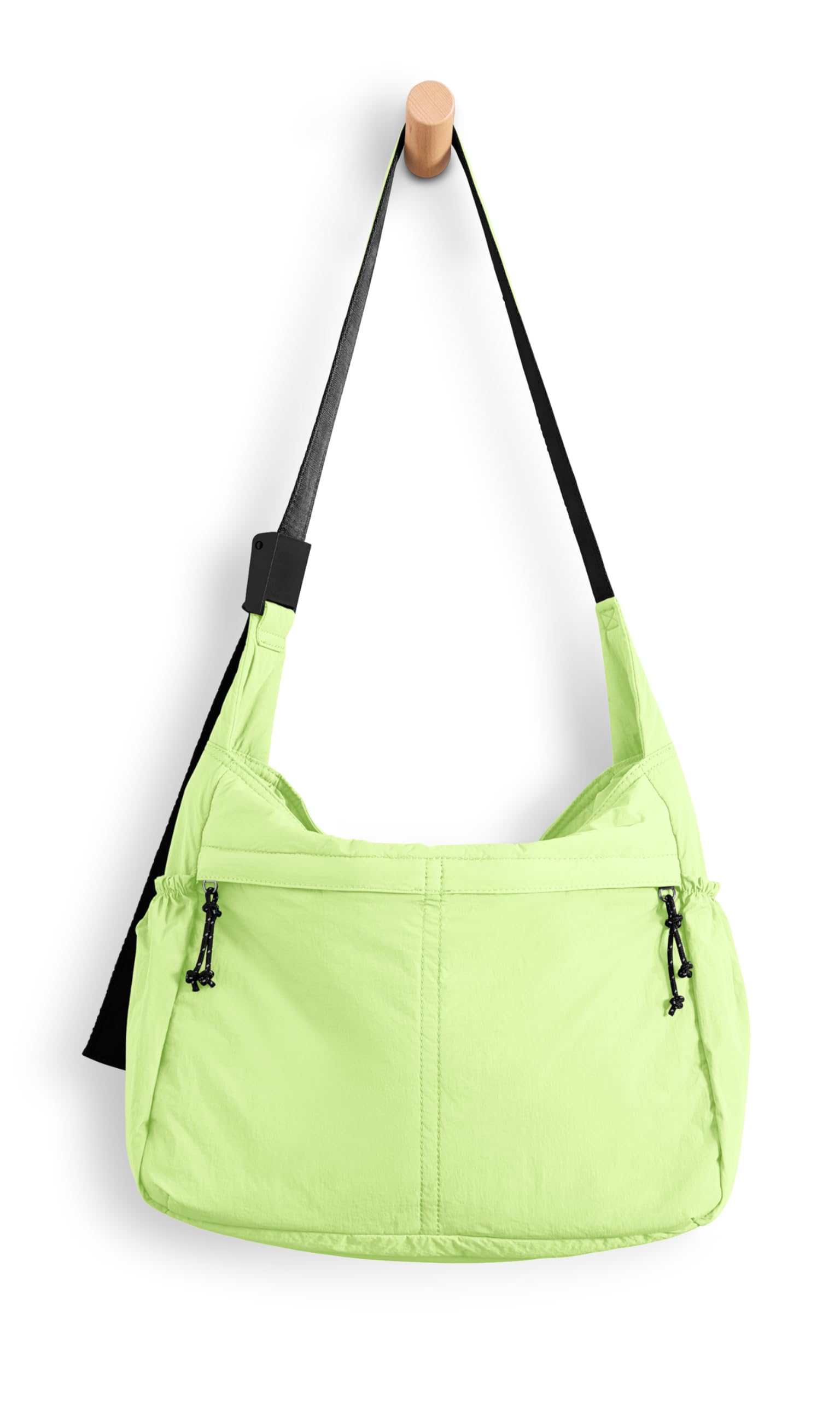 ODODOS 20L Crossbody Tote Bag Large Capacity Lightweight Hobo Shoulder Sling Bags for Gym Shopping Beach Travel