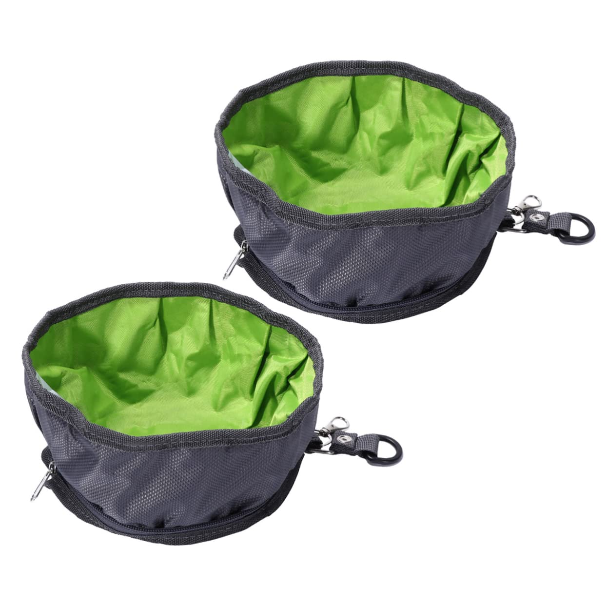 minkissy Lot de 4 gamelles de Voyage pour Chiot, Bouteille d'eau pour Chien, Accessoires de randonnée, gamelle Portable pour Chien, Articles de Toilette de Voyage, mangeoire pour, Chiot, gamelle