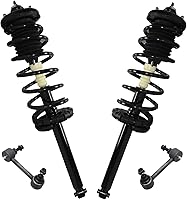 Vista 94 de Detroit Axle - Kit de puntales delanteros para Volvo C30 C70 S40 V50, 2 puntales muelle helicoidal 2 estabilizador, barra estabilizadora, enlaces