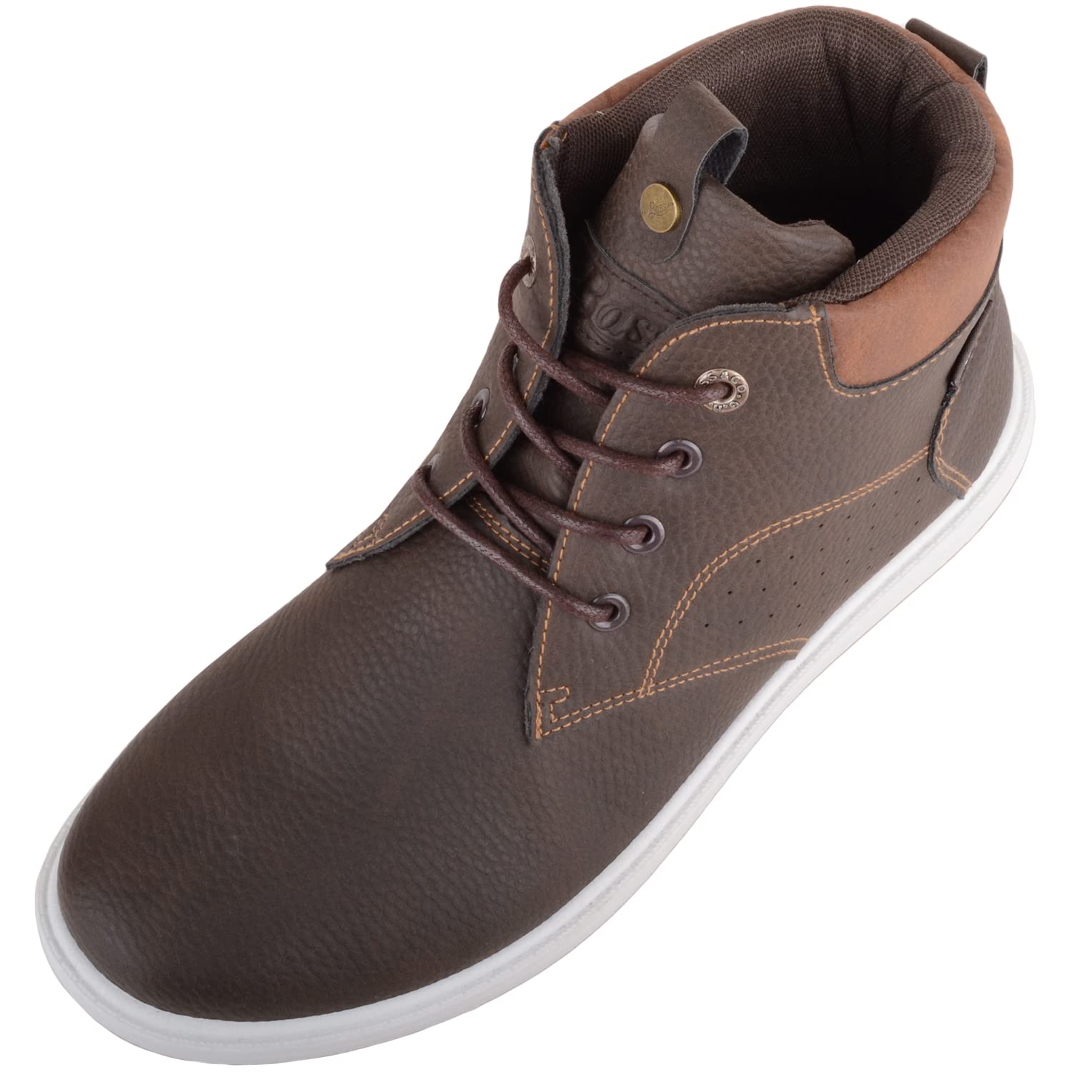 Absolute Footwearmens Formal Work College Smart Lace Up Faux