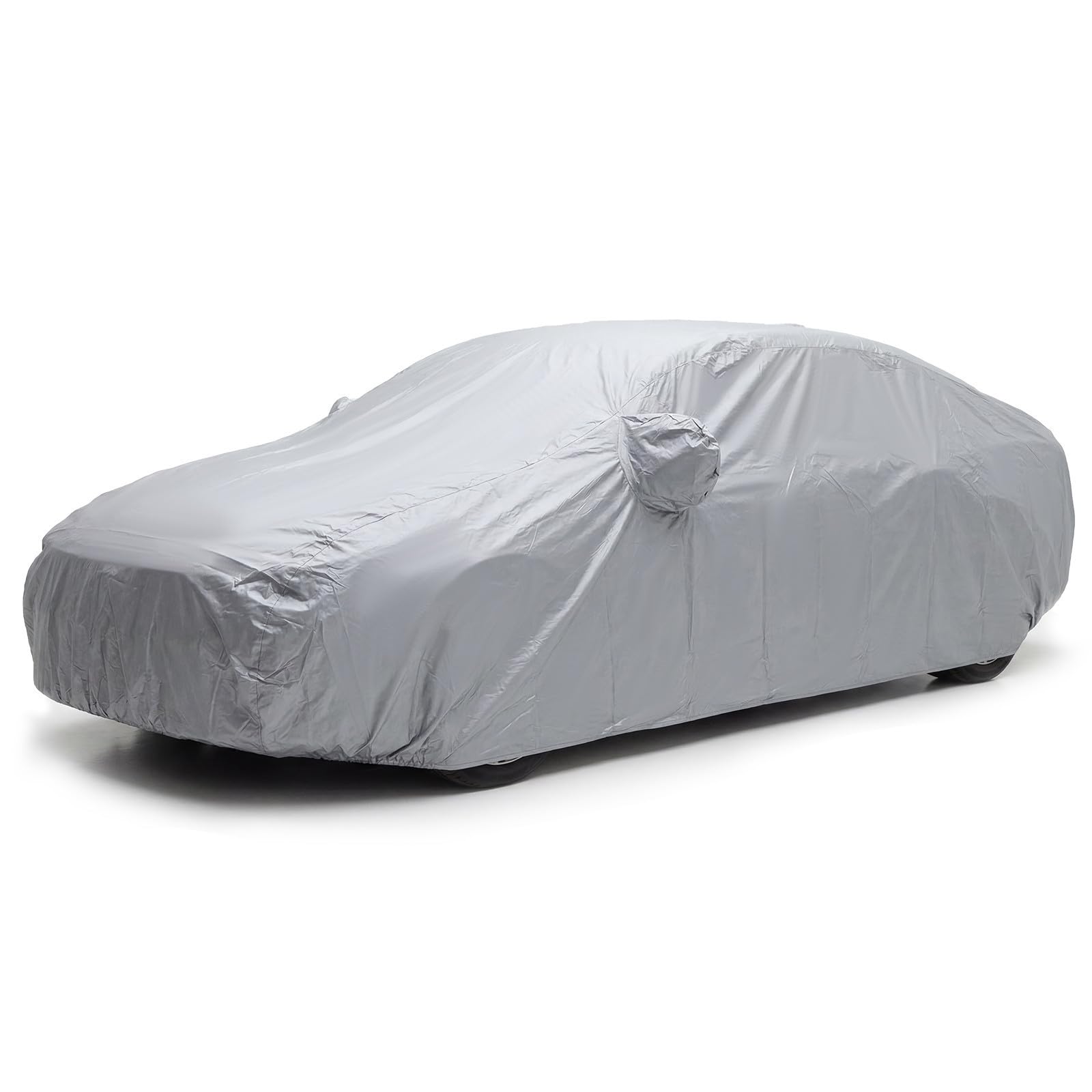 Bâche auto en polyester taffetas argenté haut de gamme et ultra résistante - 8