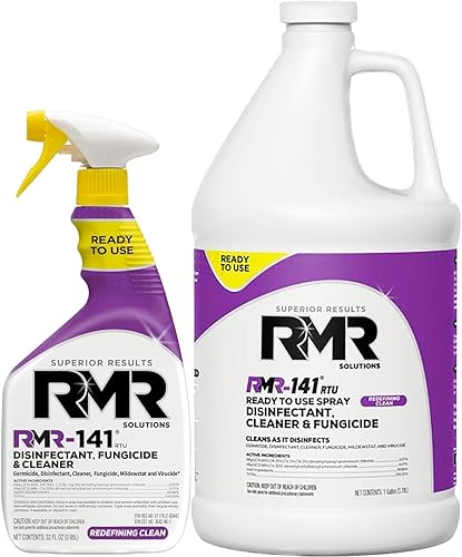 RMR-141 RTU - Paquete de recambio en aerosol desinfectante, mata el 99% de las bacterias y virus del hogar, el fungicida mata el moho y el moho,