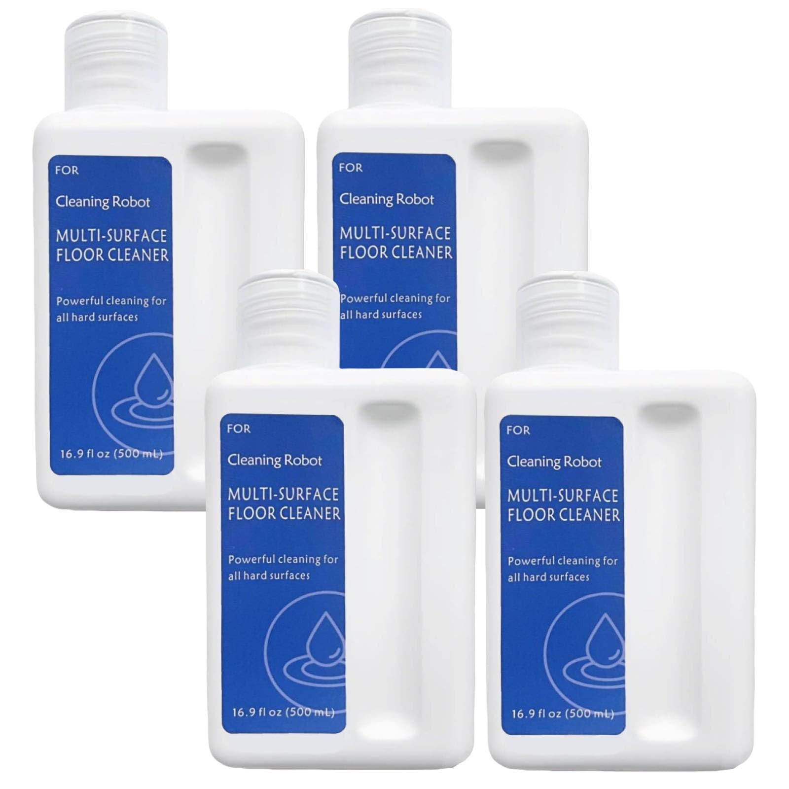 Bodenreinigungsflüssigkeit 500 ml pro Flasche Kompatibel mit Dreame H12 Pro/H12S/H13 Pro/H14/H15 Mix Saugroboter, für alle Harten Bodenflächen(4er-Pack)