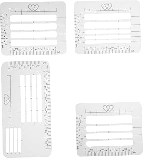 4pcs Envelope Addressing Guide Stencil Templates for Letter Writing Wedding Invitations Thank You Cards Styles for Standardized Addressing Envelope