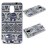 Note 4 Case, U-Gem star Colorful Heavy Duty Hybrid Rugged Hard Case Cover For Samsung Galaxy Note 4,with SIM Card Adapter Kit+Screen Protector+Black Stylus (PC-13)