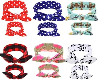 TOYANDONA 2 Peças De Gravata De Cabelo De Bebê Terno Infantil Faixa De Cabeça De Bebê Faixa De Cabelo De Coelho Faixa De Cabelo Pai Filho Faixa De Duas Peças Conjunto De Terno Coelho Faixa