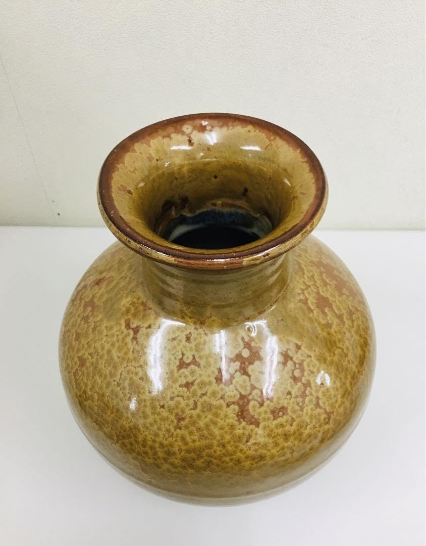 Amazon.co.jp: 小砂焼 花瓶 栃木県伝統工芸品 市川窯 : ホーム＆キッチン