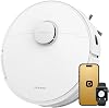 Dreame D20 Pro Robot Vacuum Cleaner, Dual Suction & Water Wiping, 13,000 Pa Super Strong Suction, HyperStream Tangle-free Duo Brush, Telescopic Side Brush, 3D Structural Light & Pathfinder Technology, Carpet & Flooring Compatible, Smart Mapping & Japanese App Compatible