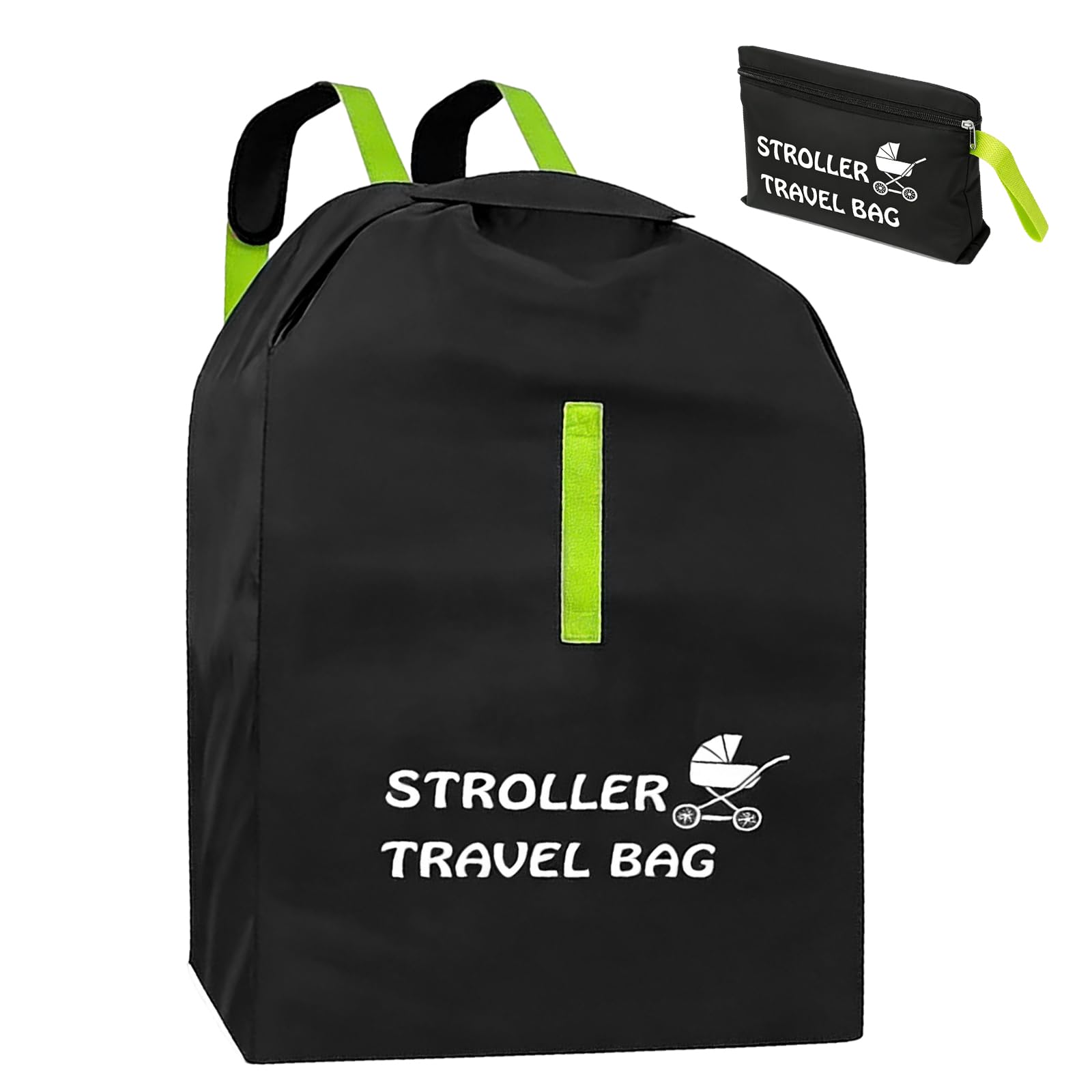 GOMETY Sac de Transport pour Poussette en Avion, Sac pour Poussette d'avion, Sac de Voyage Imperméable pour Poussette en Tissu Oxford, Sac de Rangement Imperméable pour Siège Auto Poussette