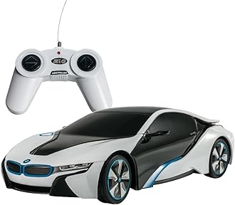 PowerTRC 1:24 BMW I8 Concept Remote Control Sports Car | Racing Toy | White