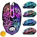 FlexBrains 3200 DPI LED Optical USB Wired Gaming Mouse With Ergonomic Design For Pro Gamers - Fully Compatible with PC, Laptop, Apple macbook Pro - Top Rated LED Gaming Mouse, 100% Money-Back Guarantee