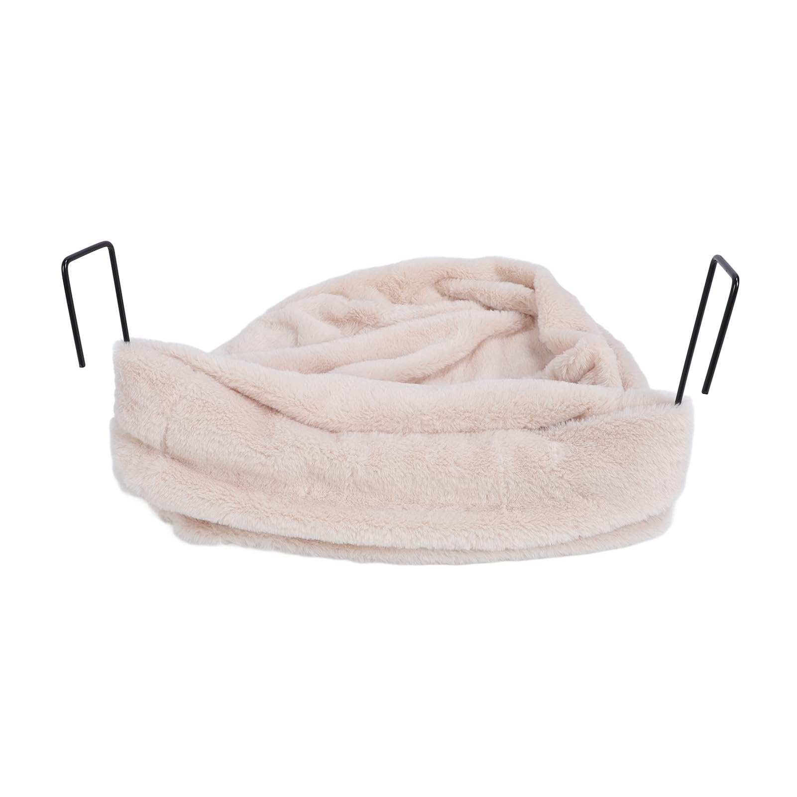 Tnfeeon Cuccia Sospesa per Animali Domestici in Stile Amaca, Culla Accogliente in Peluche per Gatti e Cuccioli, Cuccia Termosifone per Interni per Animali di Piccola Taglia (Beige)