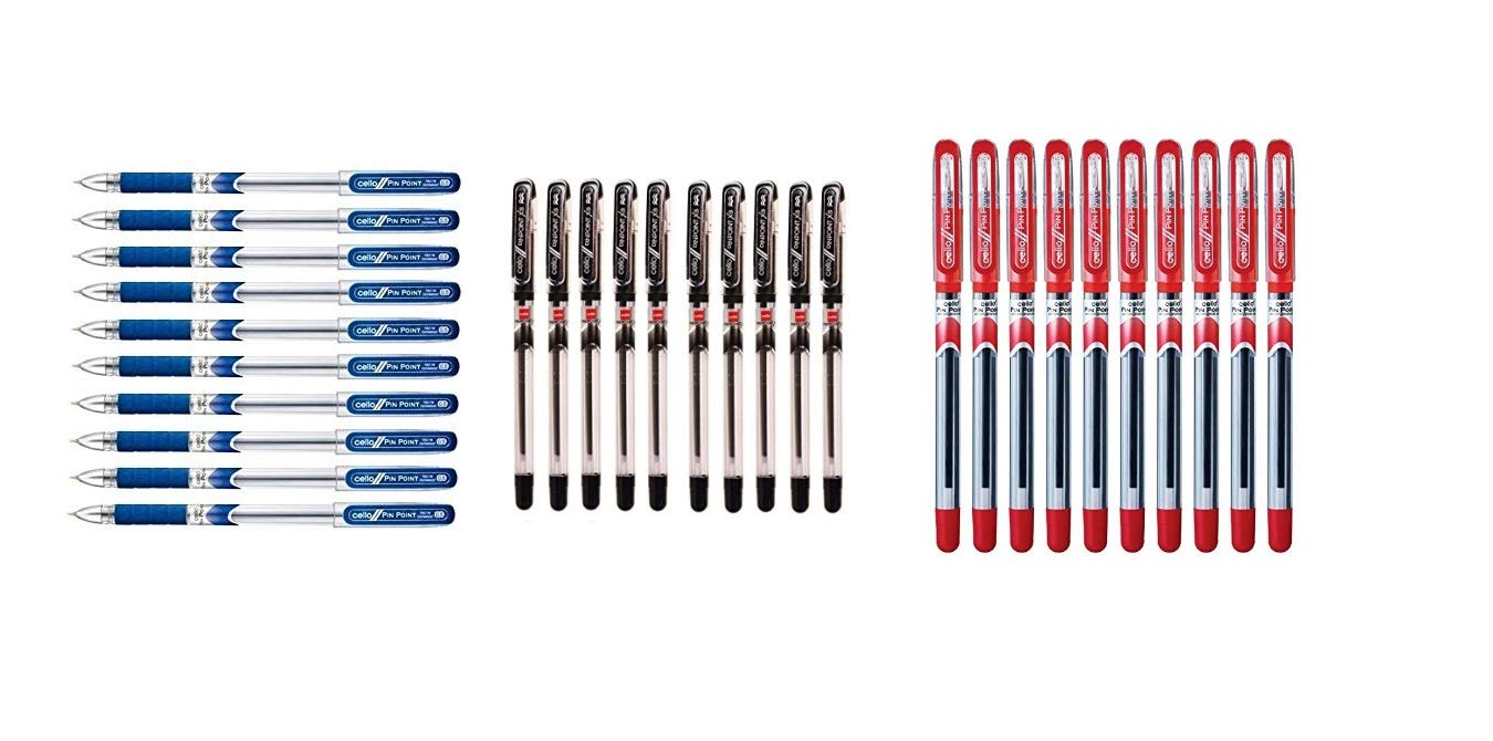 Cello Pinpoint Mm Ball Pen 10 Blue 10 Desertcart Seychelles