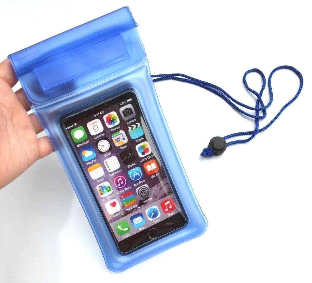 Waterproof Mobile Cover Pouch | Cell Phone case | Mobile Cases | Waterproof Phone Pouch for All Cell Phone Mobile Cover Moto up to 7 inch, Transparent (Pack-1) 1