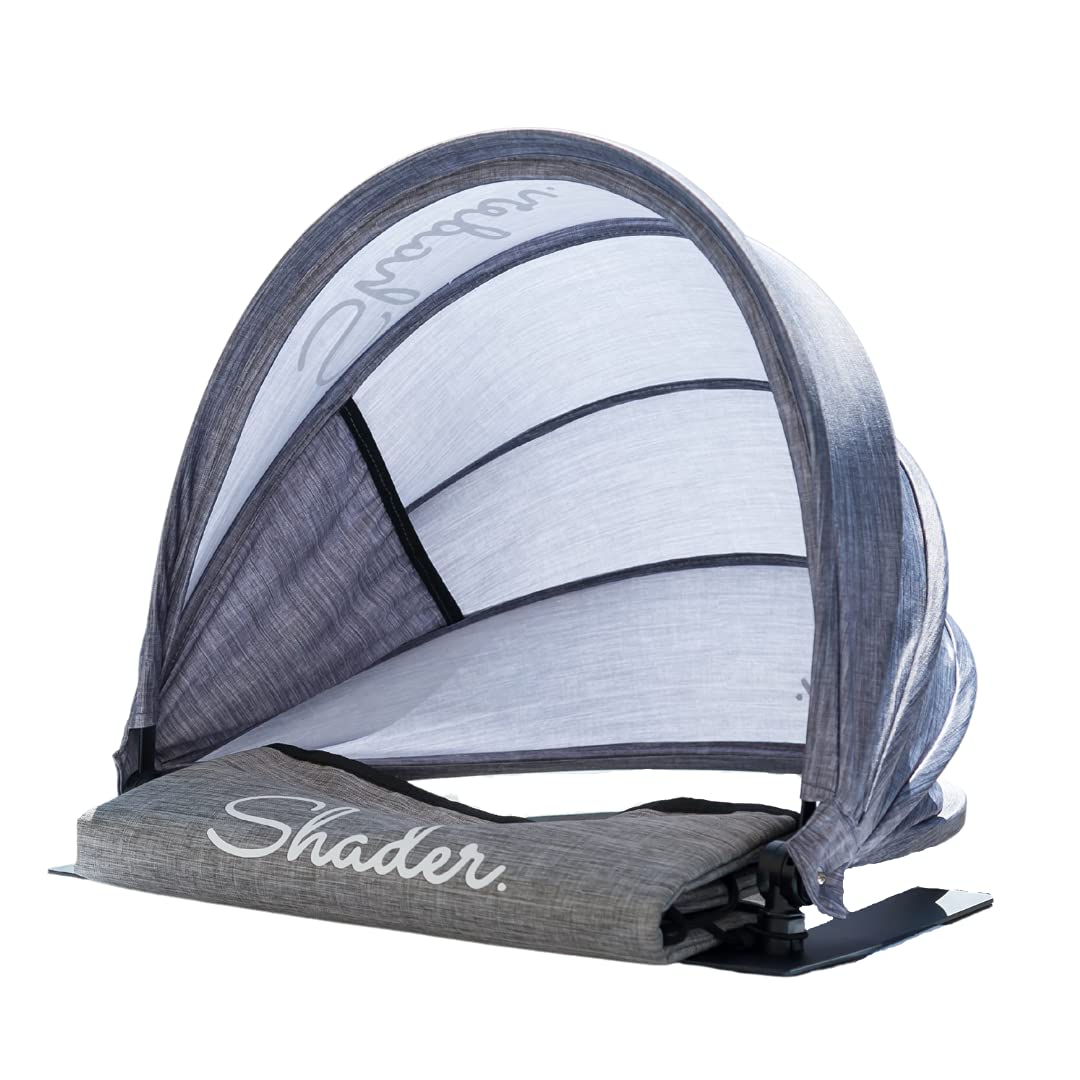 Buy Shader Personal Beach Sun Shade Mini Pop Up Shelter Umbrella