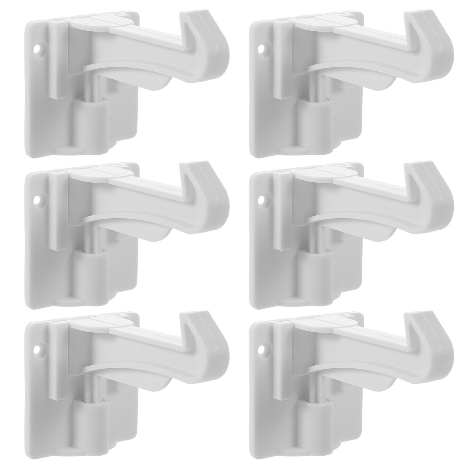 Cerradura para gabinetes de material ABS blanco resistente 8