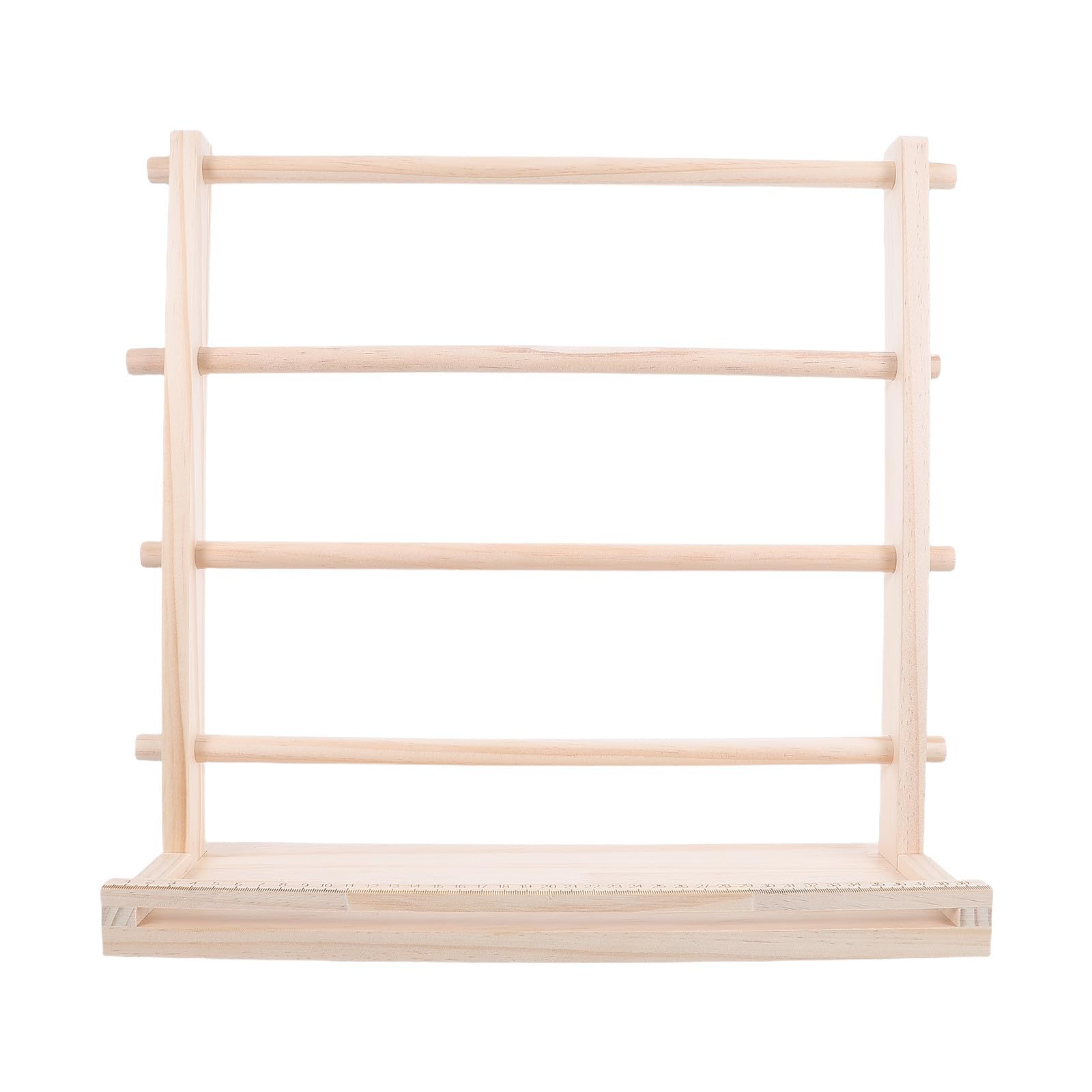 GALPADA Organizzatore in Legno per Nastri a 4 Livelli, Beige