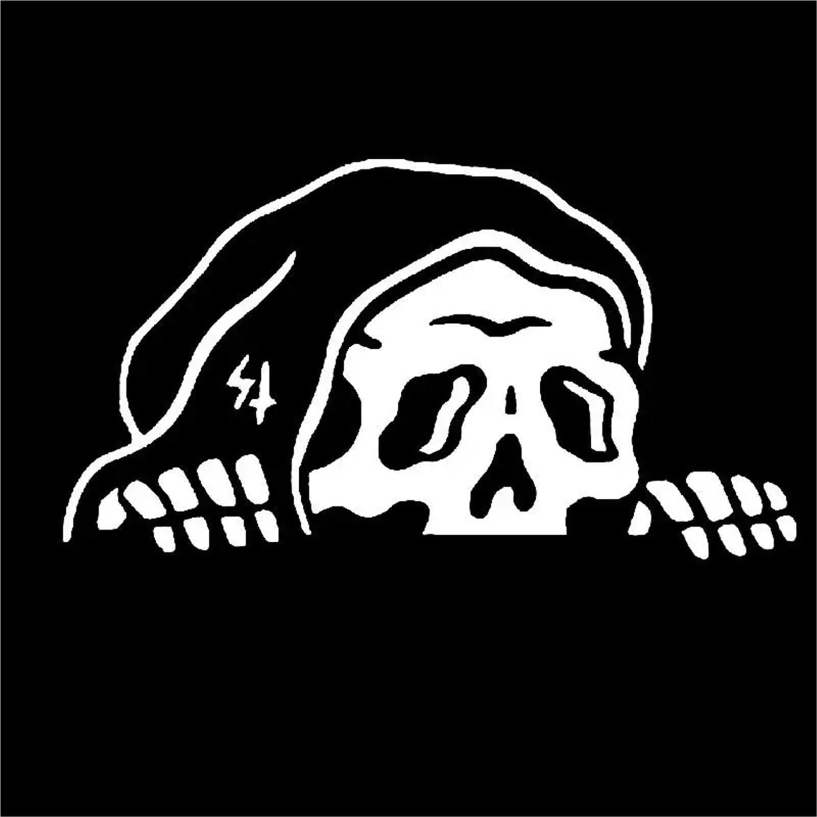 FGLFPXI Motorcycle Car Sticker Decoration Windshield Window Grim Sticker