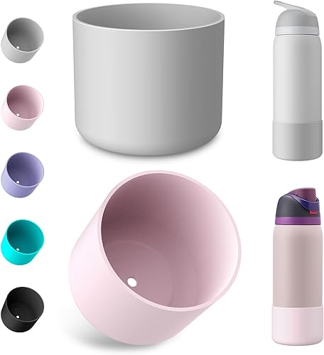 Miniatura 1 de 2 botas de silicona para botella de agua Owala de 24 onzas, 32 onzas, 40 onzas, funda protectora antideslizante para botellas de acero inoxidable,