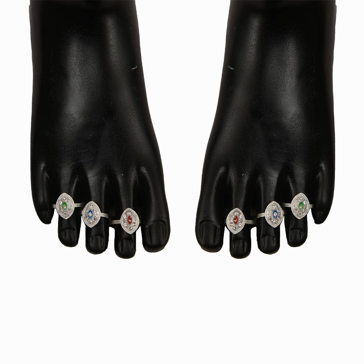 Set of 3 Pairs Toe Rings