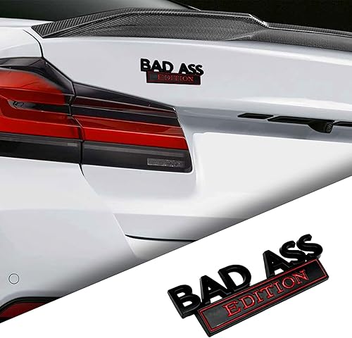 M Badge Accessories - Emblemas traseros de repuesto para maletero, accesorios deportivos, placa de identificación de 2.9 in2.87 pulgadas para todos