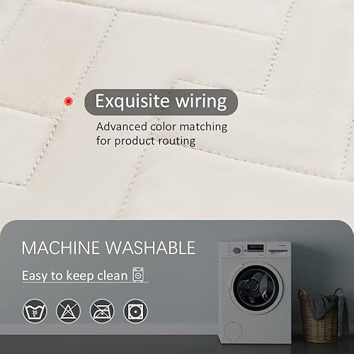 Miniatura 5 de fuguitex Funda impermeable para cama de perro, funda de sofá para mascotas, alfombrilla antideslizante para gatos, manta para sofá, silla, sillón