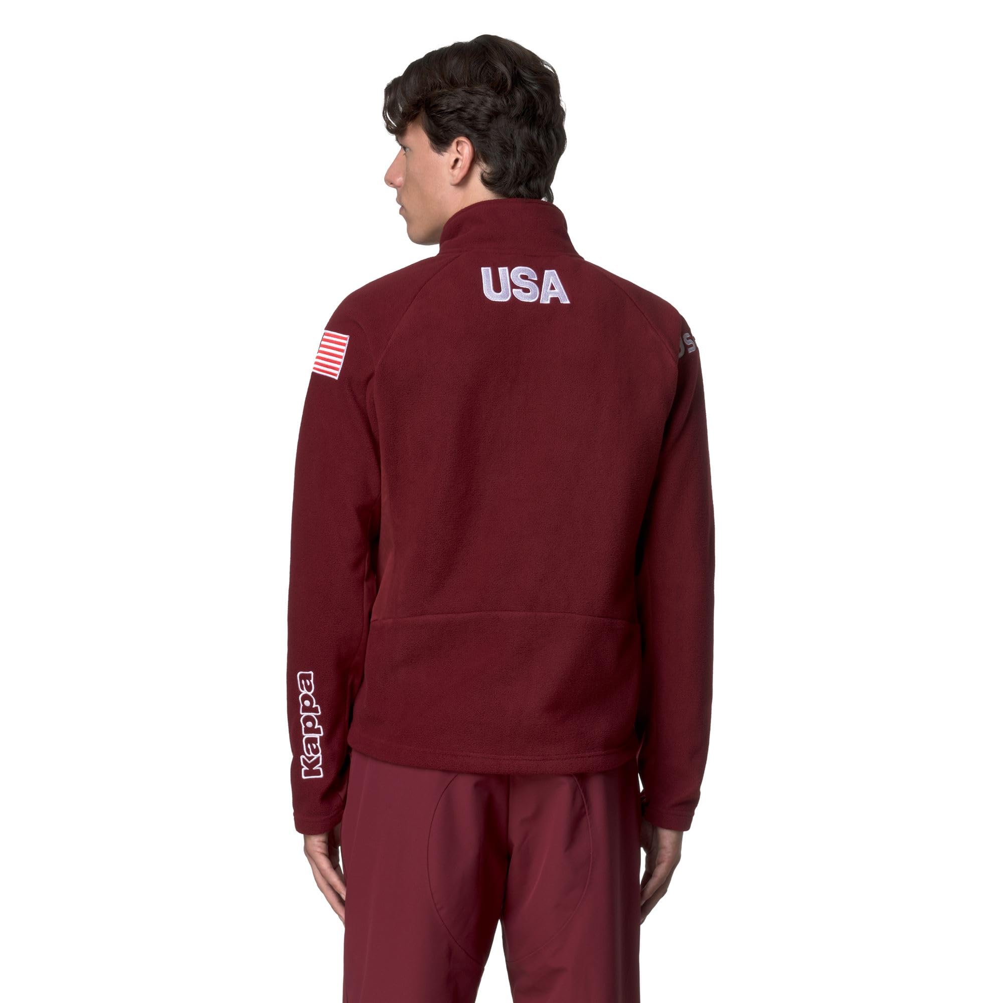 Kappa 6CENTO 687C US - Forro polar con cremallera completa para hombre