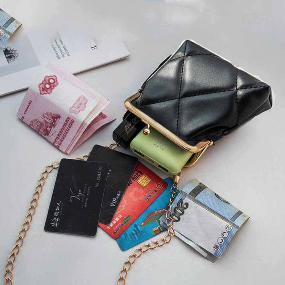 1Pcs Women Kiss Lock Purses and Handbags Vintage Purses Wallet Crossbody Bag Handbag - Image 3