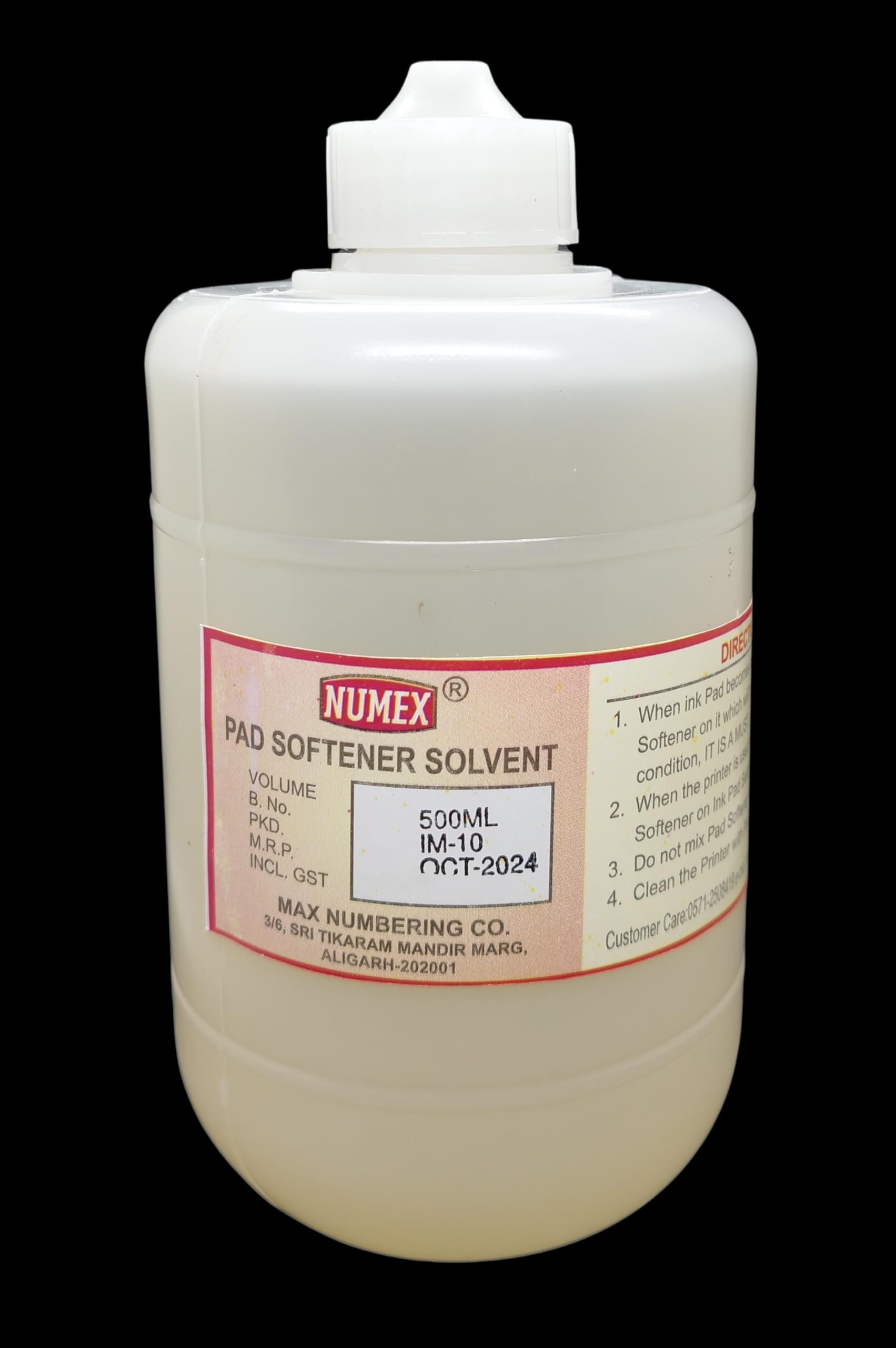 NUMEX (500ml) Batch Printing Machine Fast Drying Softener Solvent C-22 (500ml)