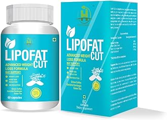 Lipofat Cut Advanced Weight Loss Formula Support Weight Loss, Veg Dietary Supplement, Weight Management, Garcinia Cambogia Extract (60 Capsules)