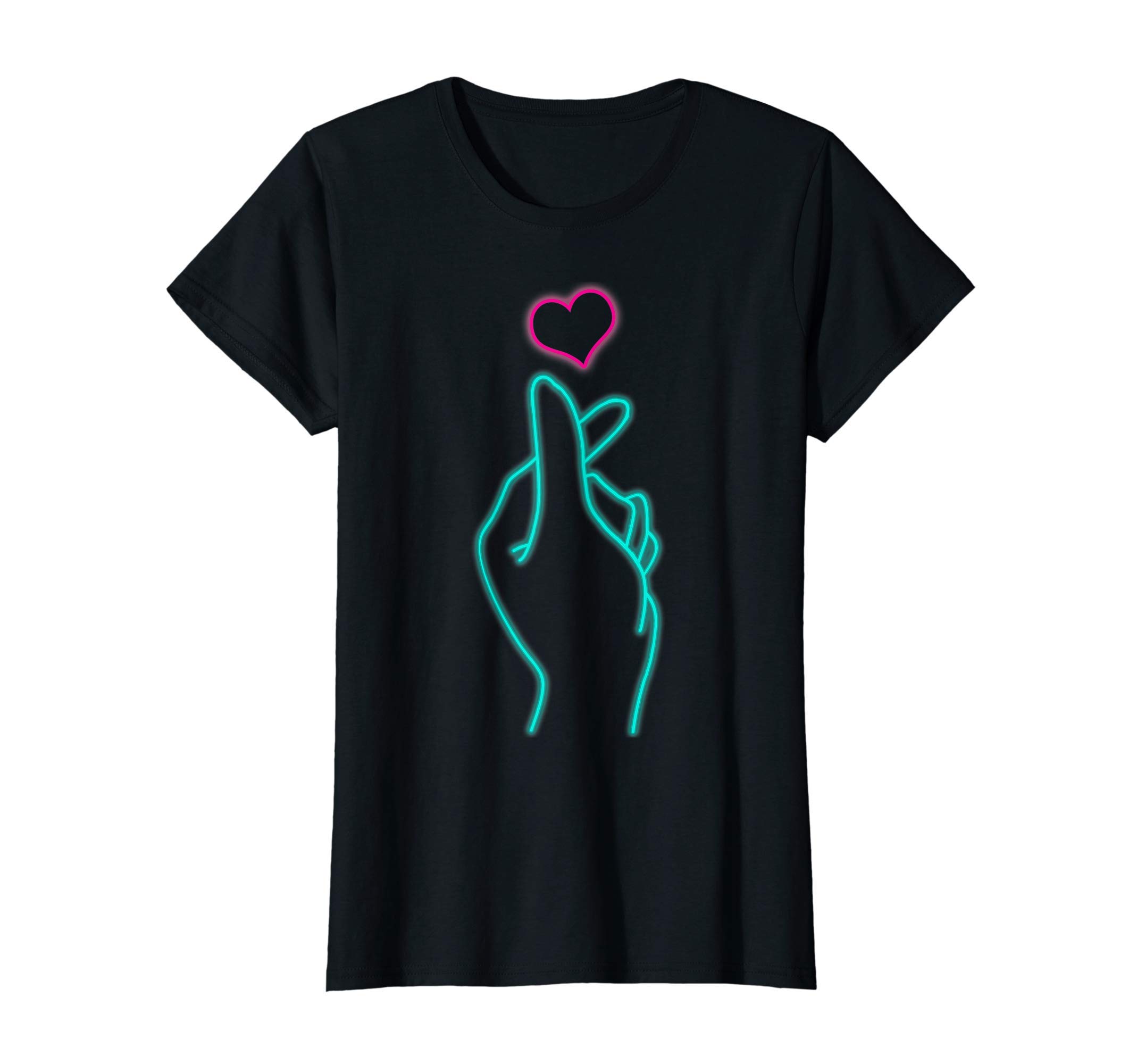 K-Pop Heart Hand Symbol K-Drama Gift T-Shirt