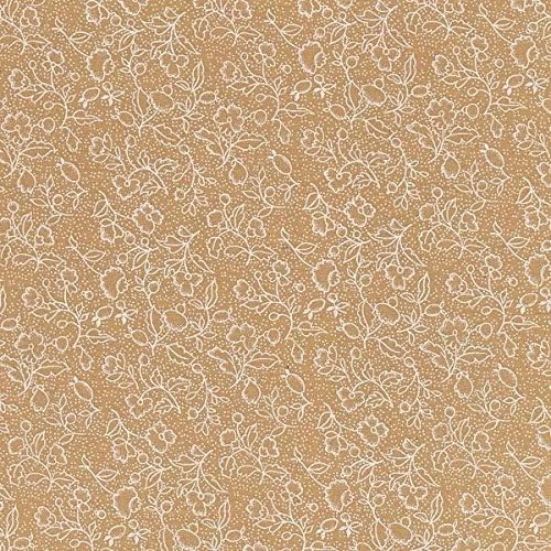 Choice Fabrics 108 Inch Quilt Back Antique Berry Vine Tea Dye