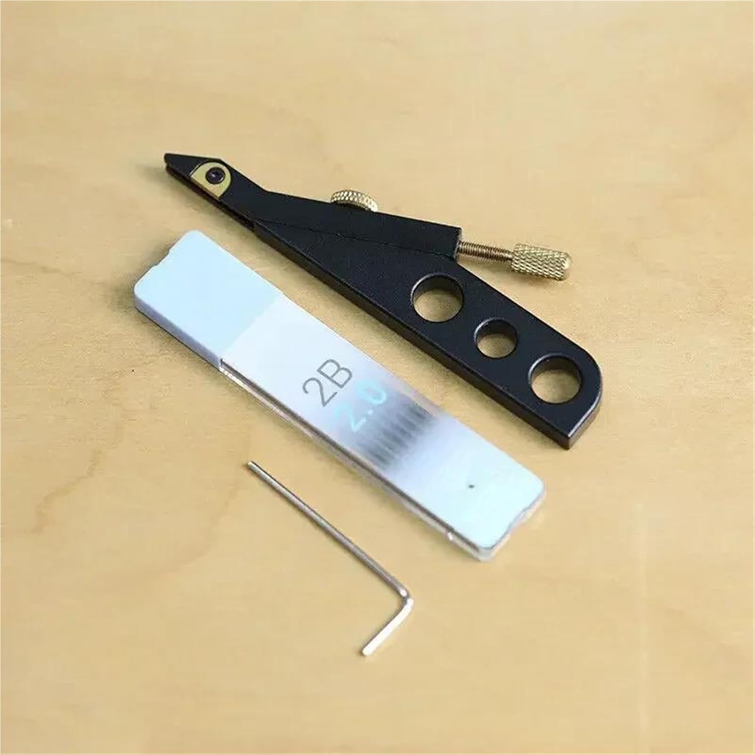 ギターメンテナンスツール エレキギターナットのスクライビング製作修理調整弦楽器製作ツール(Type1)