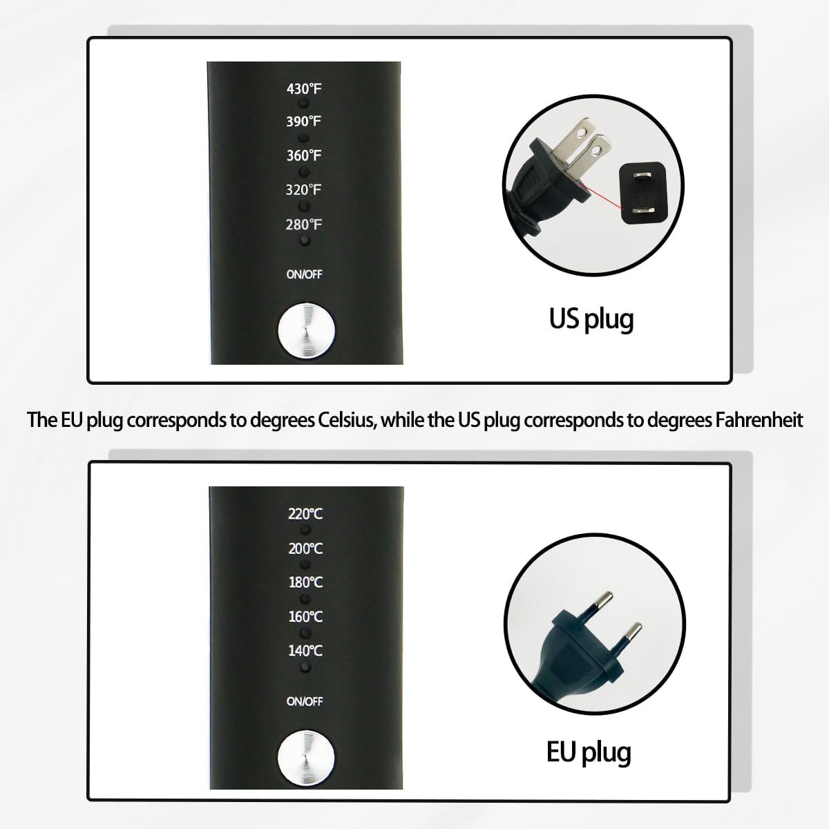 Curler and Straightener 2 in 1 - Twist Straightening Curling Iron, Ceramic Coating & 15s Fast Heat, Dual Voltage for Traveling, Glove Include - Image 7