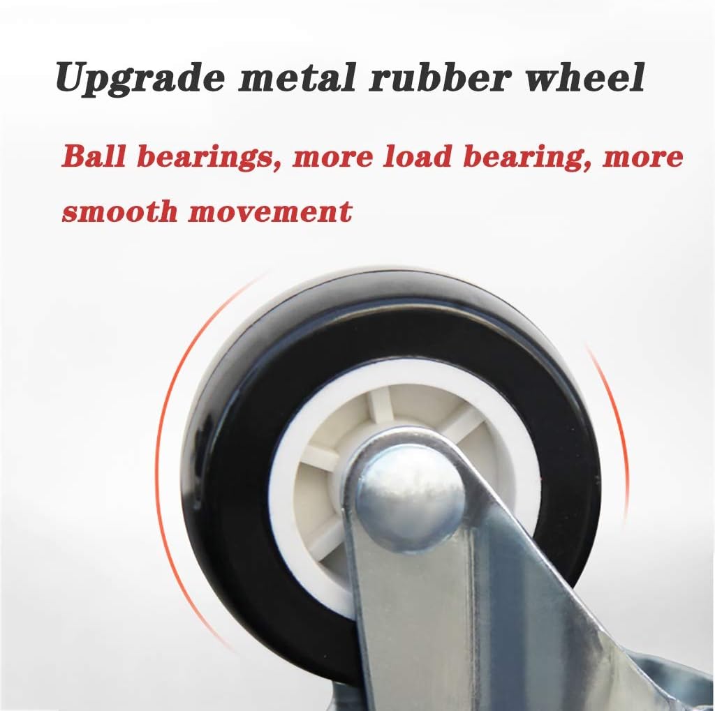 Square Plant Dolly Planter Caddies with WheelsHeavy Duty Plant Dolly Saucer for Moving Potted PlanterRolling Planter Trolley Tray for Indoor Outdoor,Grey-28cm