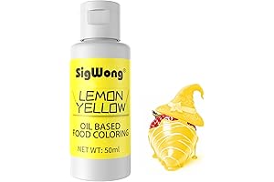 Oil Based Food Coloring for Chocolate - 50ml Lemon Yellow