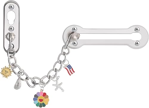 Cerradura de cadena de puerta Puerta de acero inoxidable con colgante de prensa de robo Pestillo Protector de guardia de seguridad para puerta disponible en Yaxa Colombia