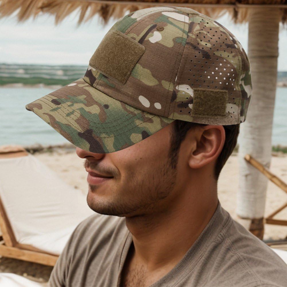 UltraKey Casquette Opérateur Tactique Militaire - Chapeau Baseball Camouflage Plein Air Unisexe