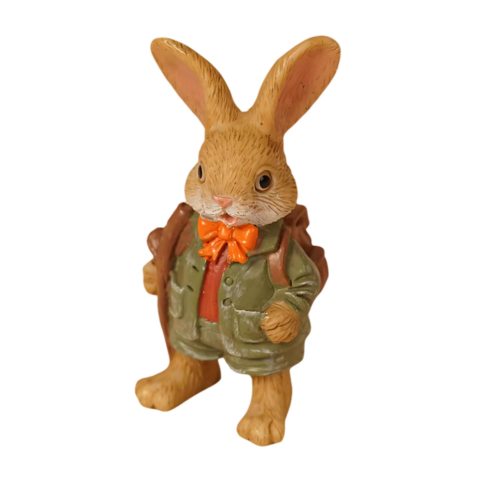 sodeber Minis Resin Bunnies Little Rabbits Bunnies Figure Ornament for Dollhouses Fairys Garden Decors Easters Eggs Fillers Cake Toppers Decorations