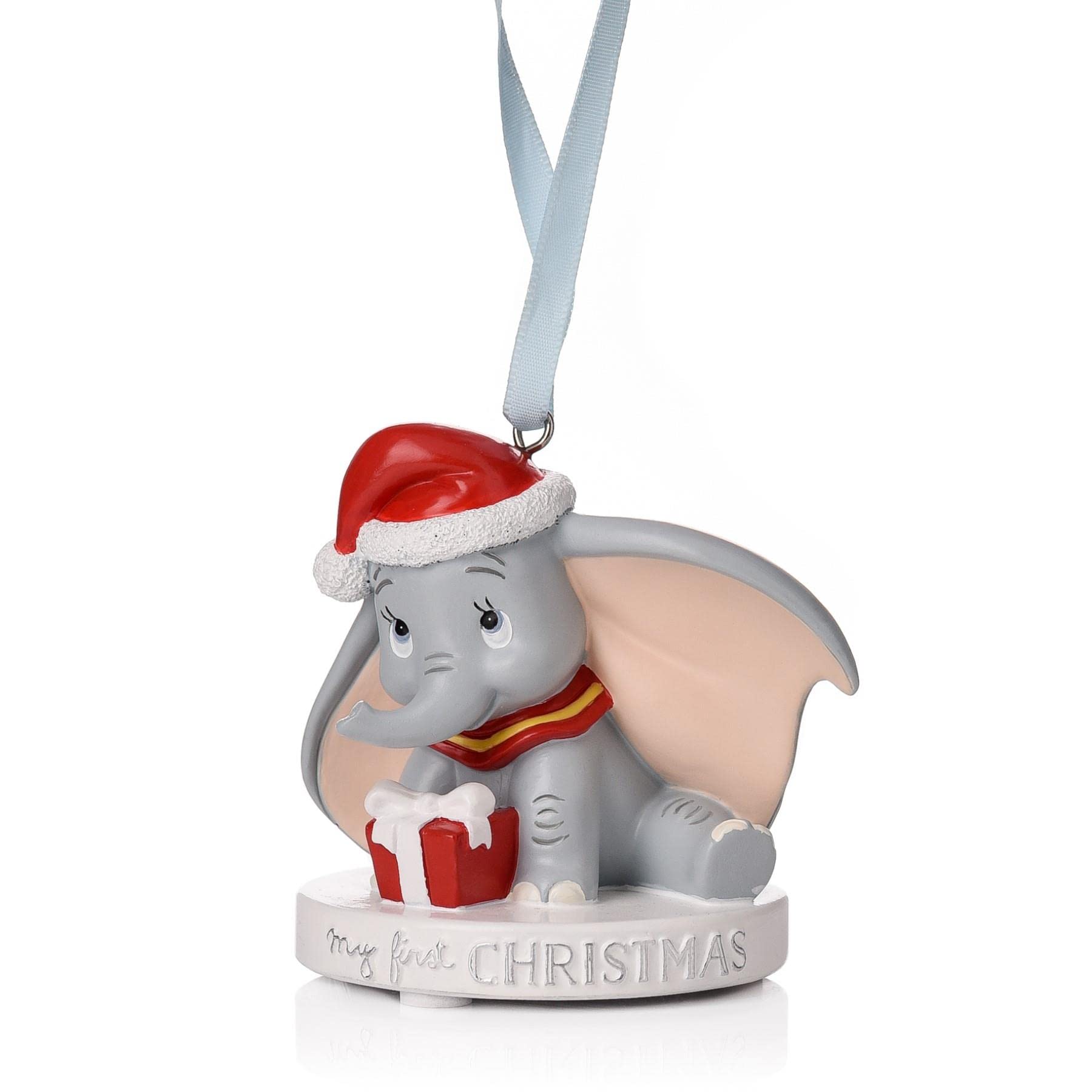 Widdle Gifts Grey Disney Baby Christmas Hanging Tree Decoration - Dumbo / First Christmas 6415