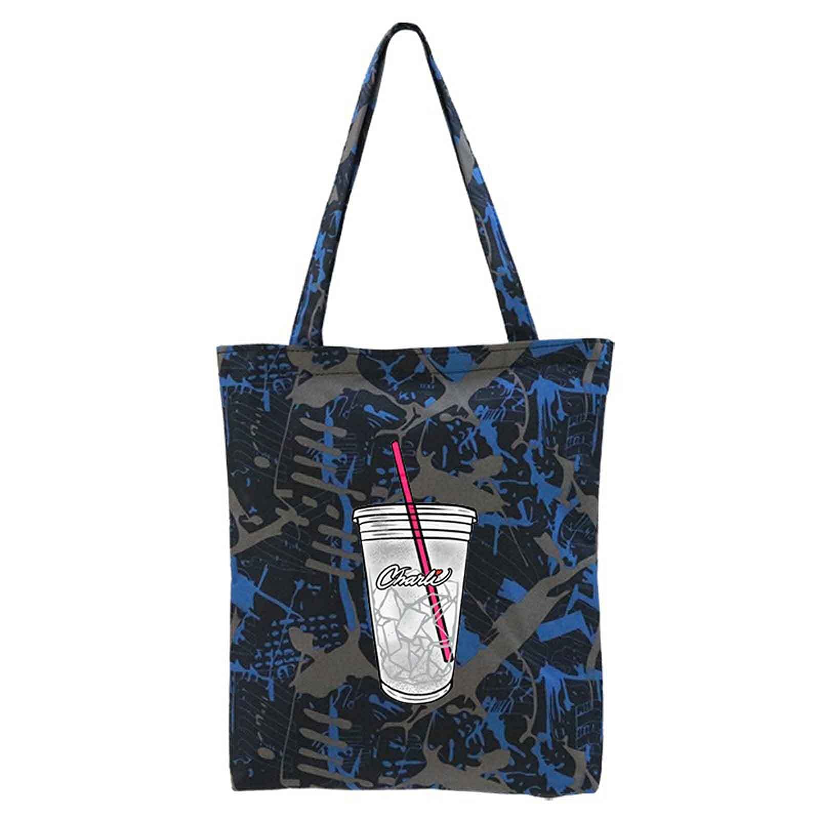 Charli d Amelio Tote Bag for Women Girls Kids Shoulder Bag Women's Handbag Washable Reusable Carry Bag Hype House Tote Bag