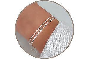 Annika Bella Double Layered Infinity Sterling Silver Bracelet