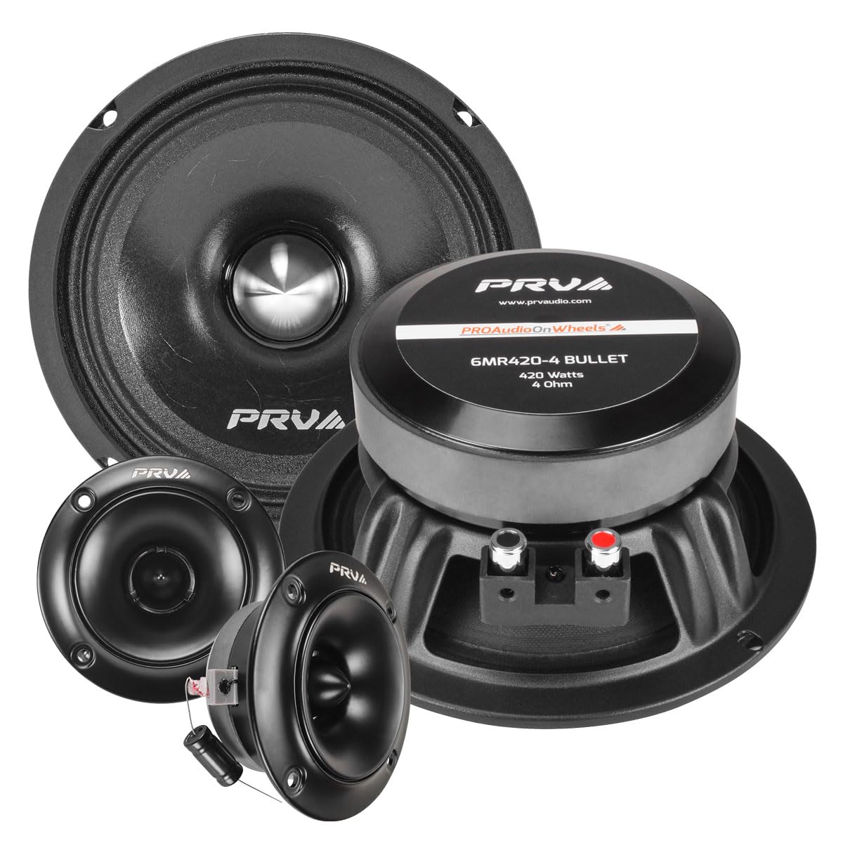 Amazon.com: PRV AUDIO 1080 Watts Bundle 2X 6.5 Midrange Speakers